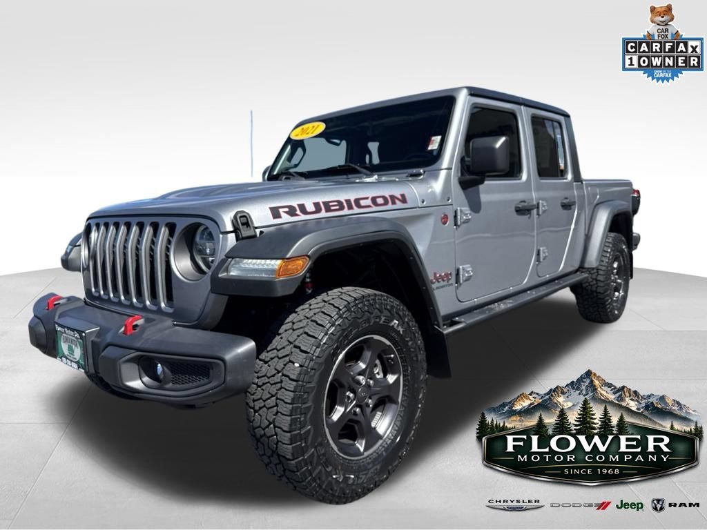Used 2021 Jeep Gladiator Rubicon w/ LED Lighting Group AWD/4WD image 1