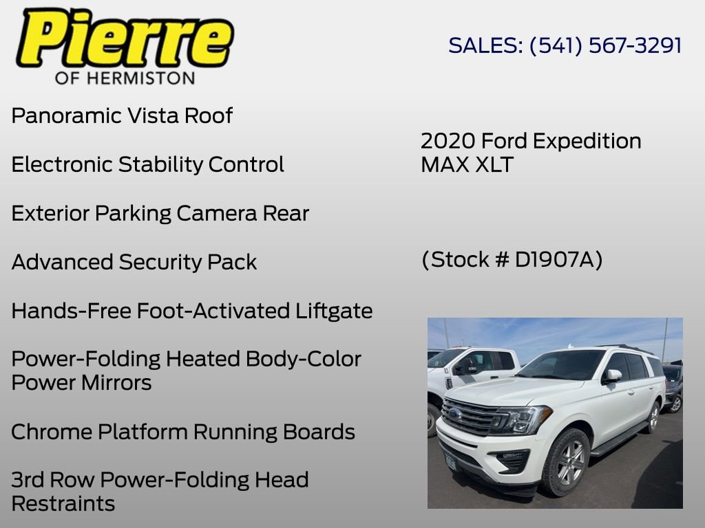 Used 2020 Ford Expedition Max XLT w/ Equipment Group 202A AWD/4WD image 9