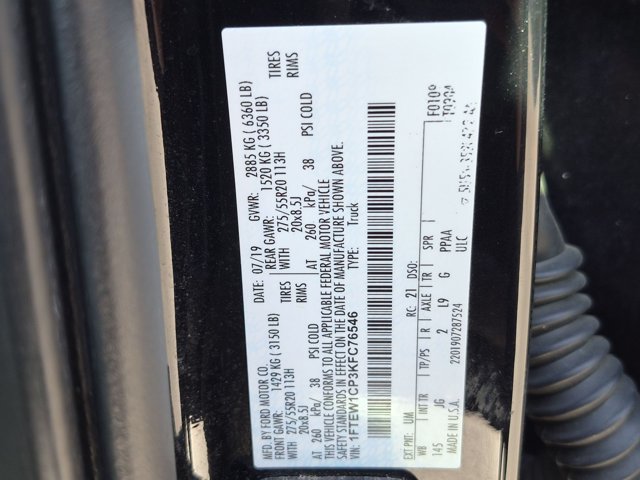 Used 2019 Ford F150 XL w/ Equipment Group 101A Mid RWD image 20