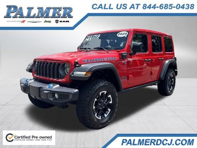 Certified 2025 Jeep Wrangler Unlimited Rubicon 4xe w/ Convenience Group