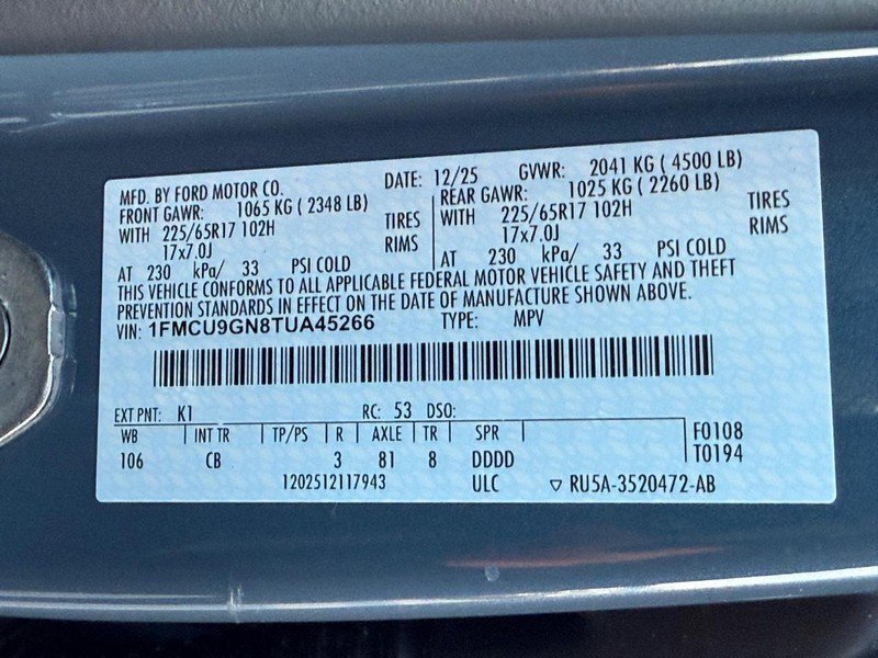 New 2026 Ford Escape Active w/ Cold Weather Package image 19