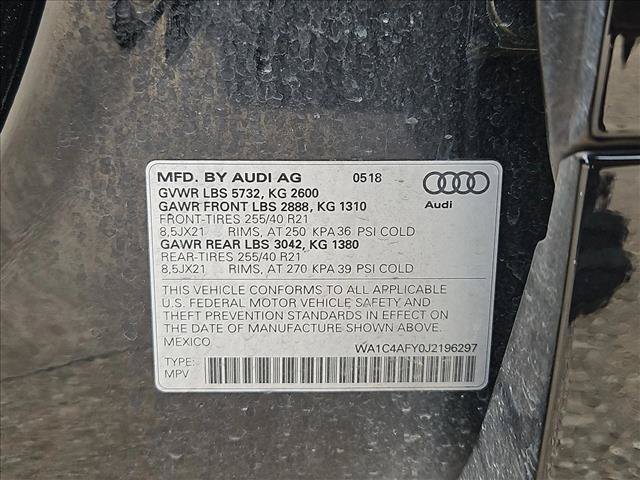 Used 2018 Audi SQ5 Prestige w/ Prestige Package AWD/4WD image 17