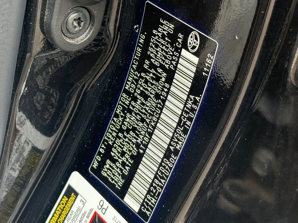 Used 2012 Toyota Camry LE FWD image 28