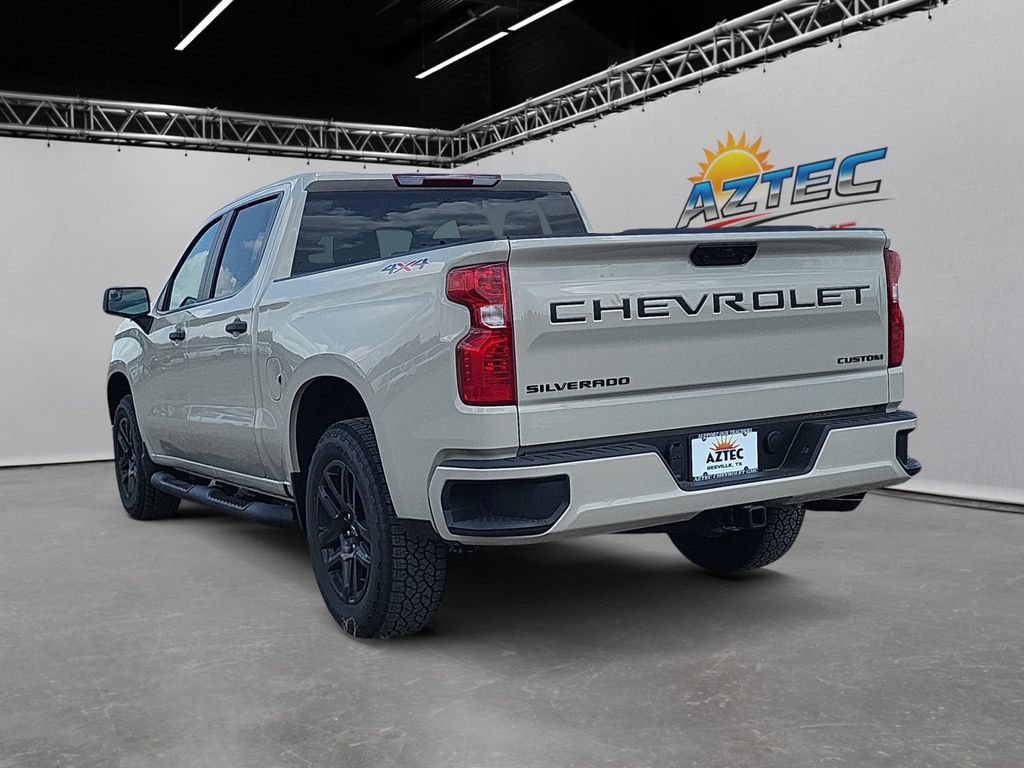 New 2026 Chevrolet Silverado 1500 Custom w/ Turbomax Blackout Package AWD/4WD image 7