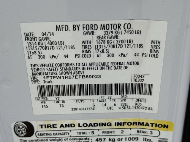 Used 2014 Ford F150 Raptor w/ Equipment Group 801A Luxury AWD/4WD image 21