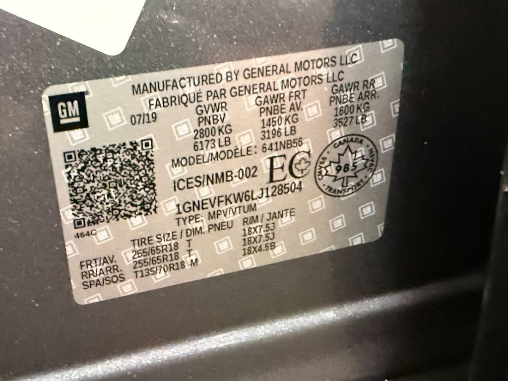 Used 2020 Chevrolet Traverse LS image 55