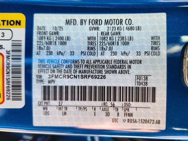 New 2025 Ford Bronco Sport Outer Banks image 23