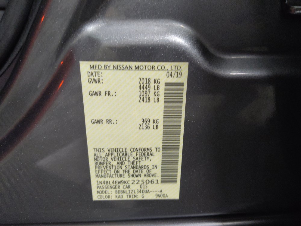 Used 2019 Nissan Altima 2.5 SL AWD/4WD image 33