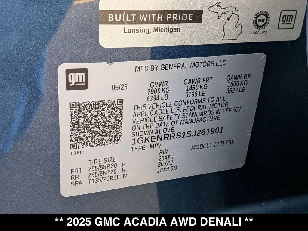 Used 2025 GMC Acadia Denali w/ Super Cruise Package AWD/4WD image 32