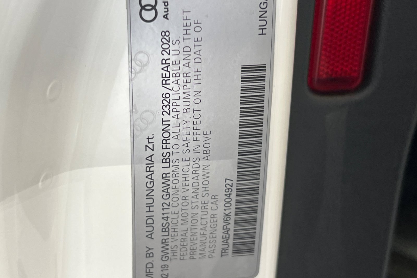 Used 2019 Audi TT 2.0T w/ Technology Package AWD/4WD image 27