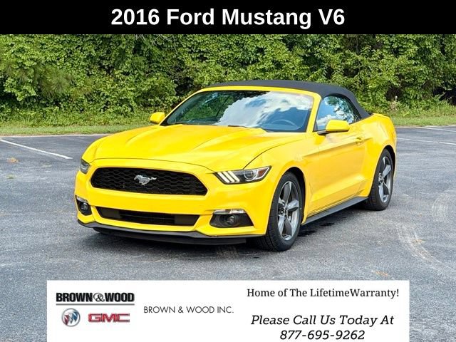 Used 2016 Ford Mustang Convertible w/ Equipment Group 051A RWD image 1
