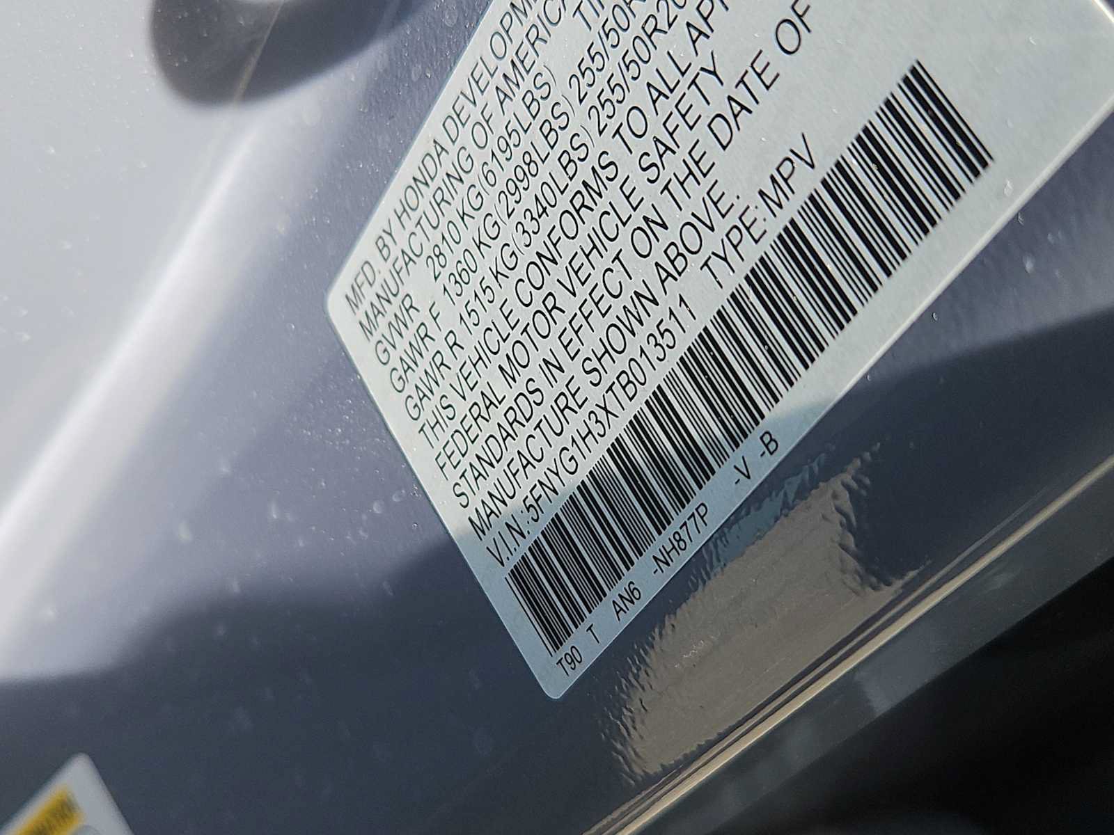 Certified 2026 Honda Pilot Sport image 14