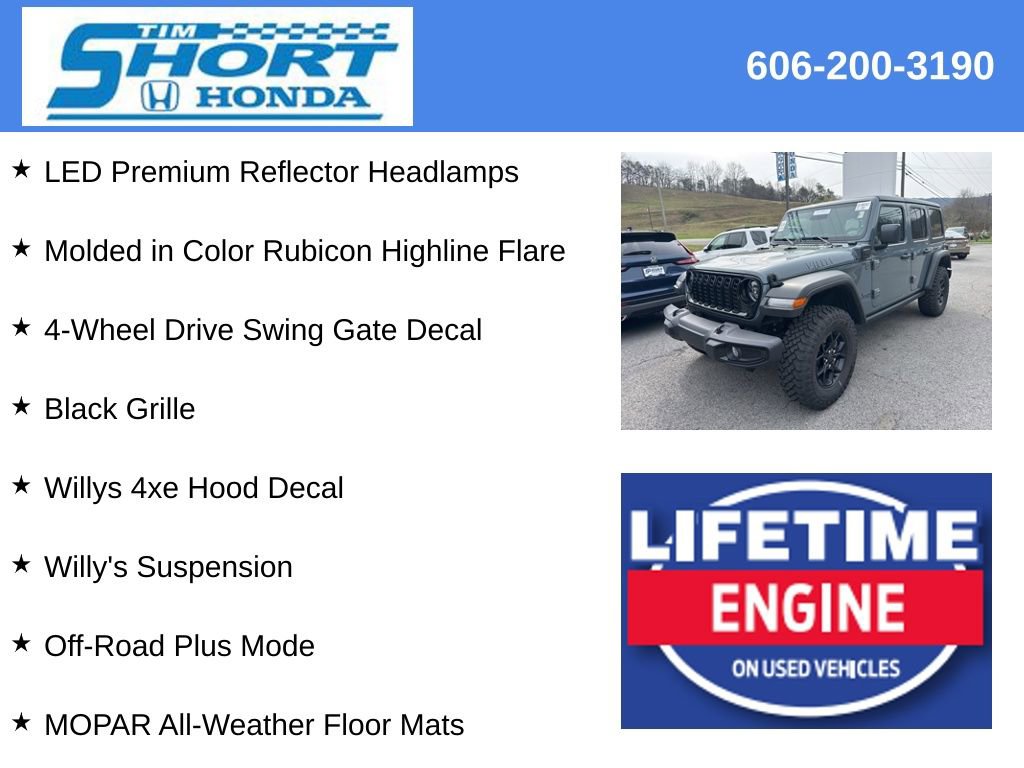 Used 2025 Jeep Wrangler Willys 4xe image 16