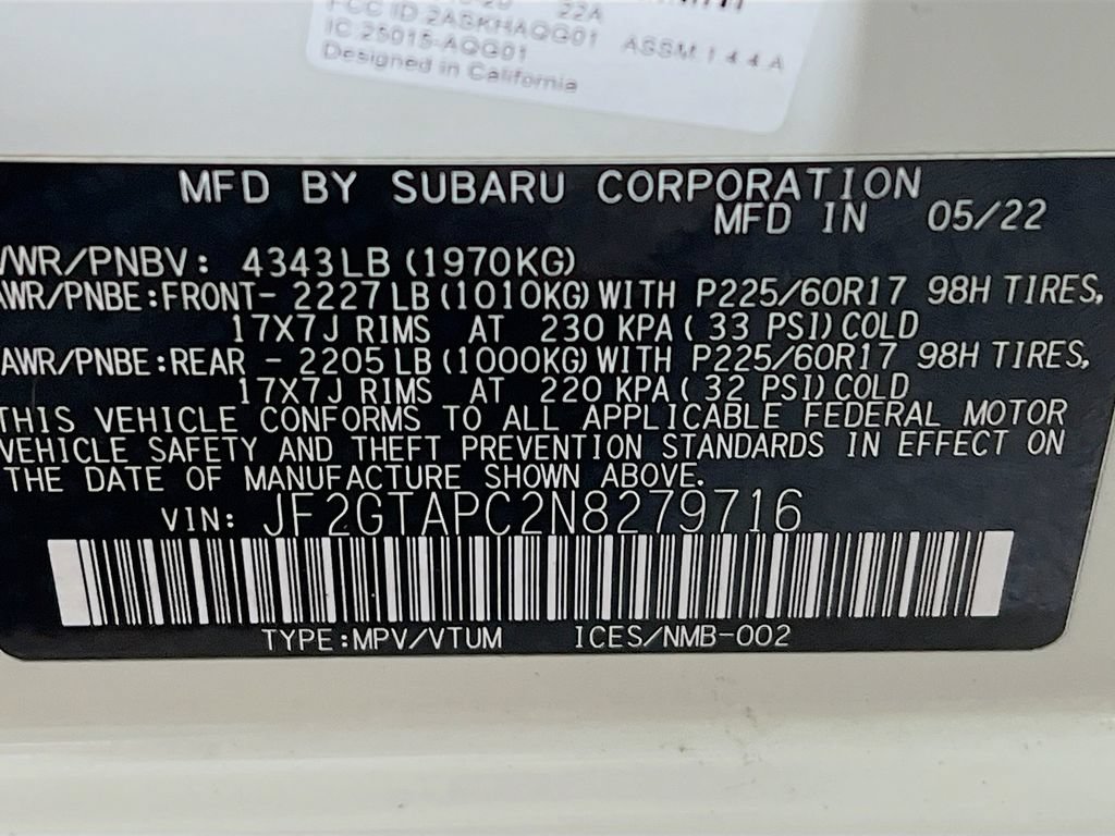 Used 2022 Subaru Crosstrek 2.0i Premium w/ Popular Package #2 AWD/4WD image 28