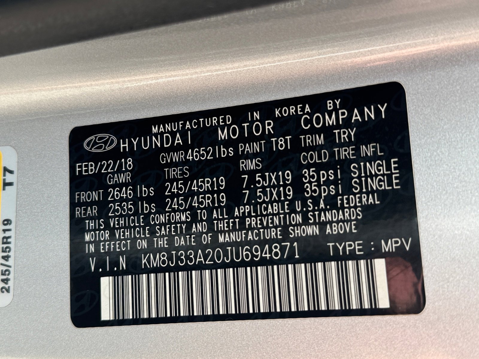 Used 2018 Hyundai Tucson Limited w/ Ultimate Package 02 image 34