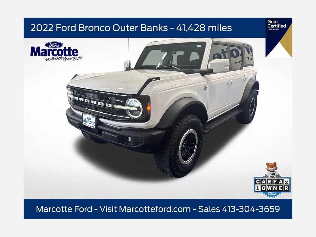 Certified 2022 Ford Bronco Outer Banks w/ Sasquatch Package AWD/4WD image 1