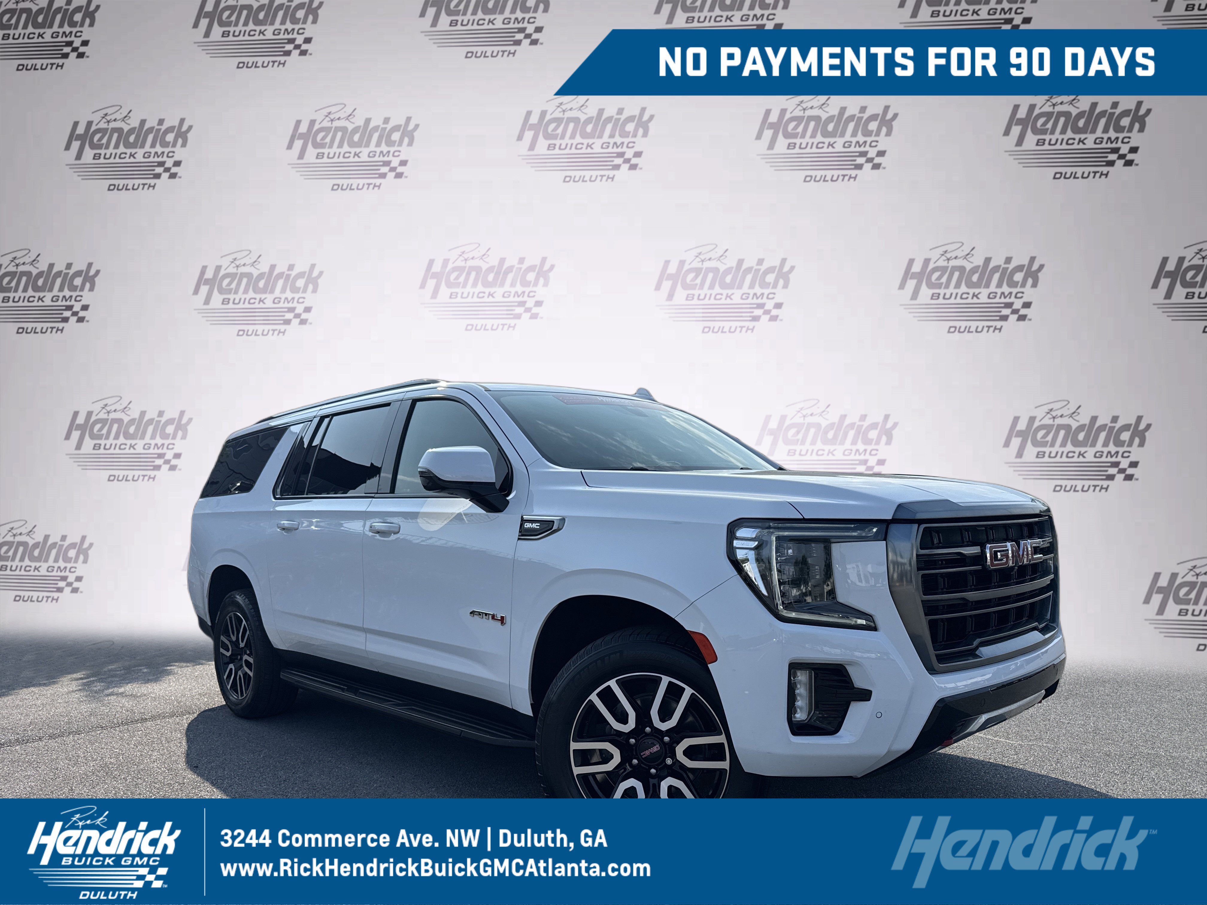 Used 2021 GMC Yukon XL AT4 w/ Rear Media and Nav Package AWD/4WD image 1
