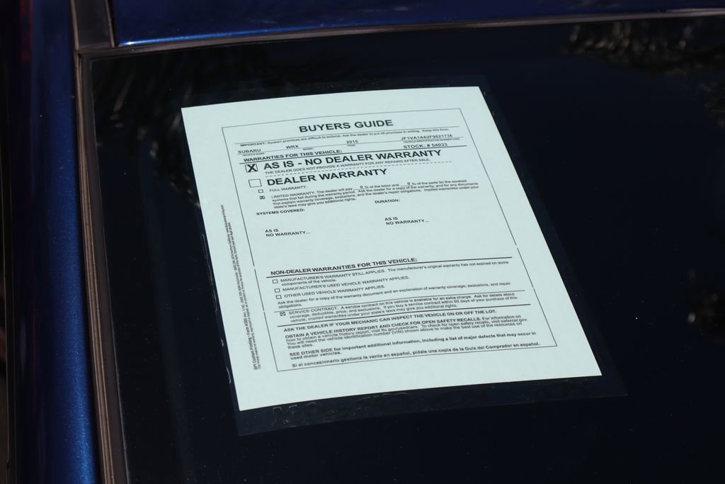 Used 2015 Subaru WRX image 45