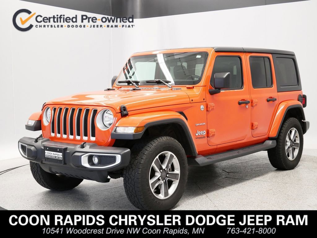 Certified 2019 Jeep Wrangler Unlimited Sahara w/ Cold Weather Group