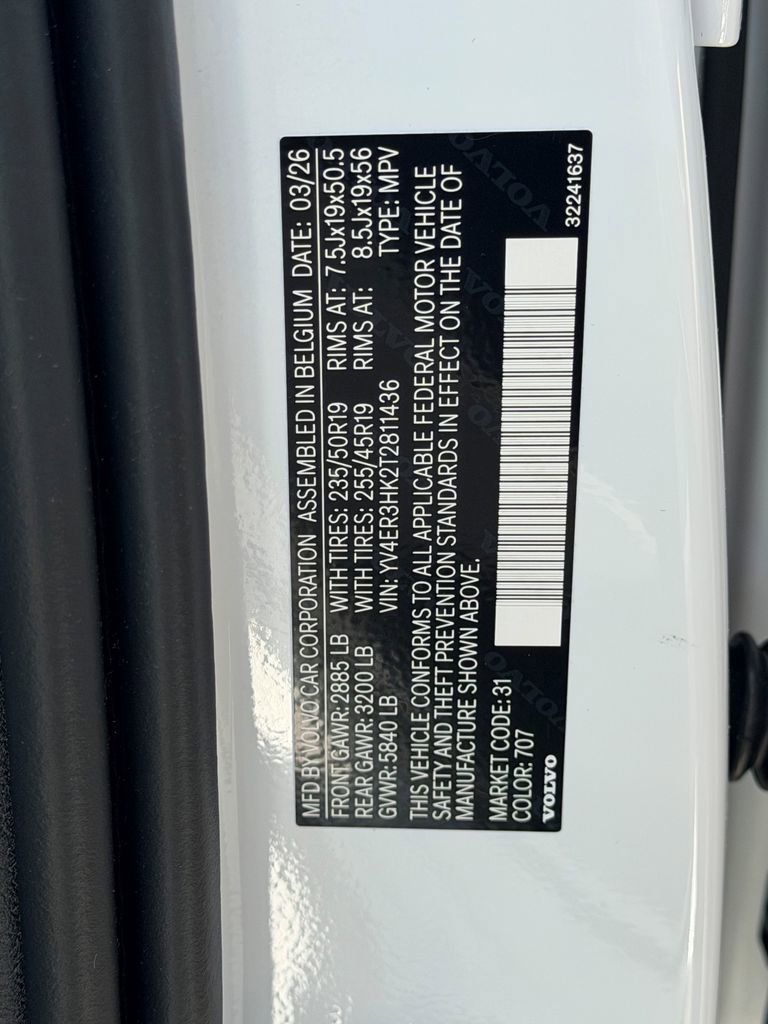 New 2026 Volvo EX40 Plus w/ Climate Package AWD/4WD image 35