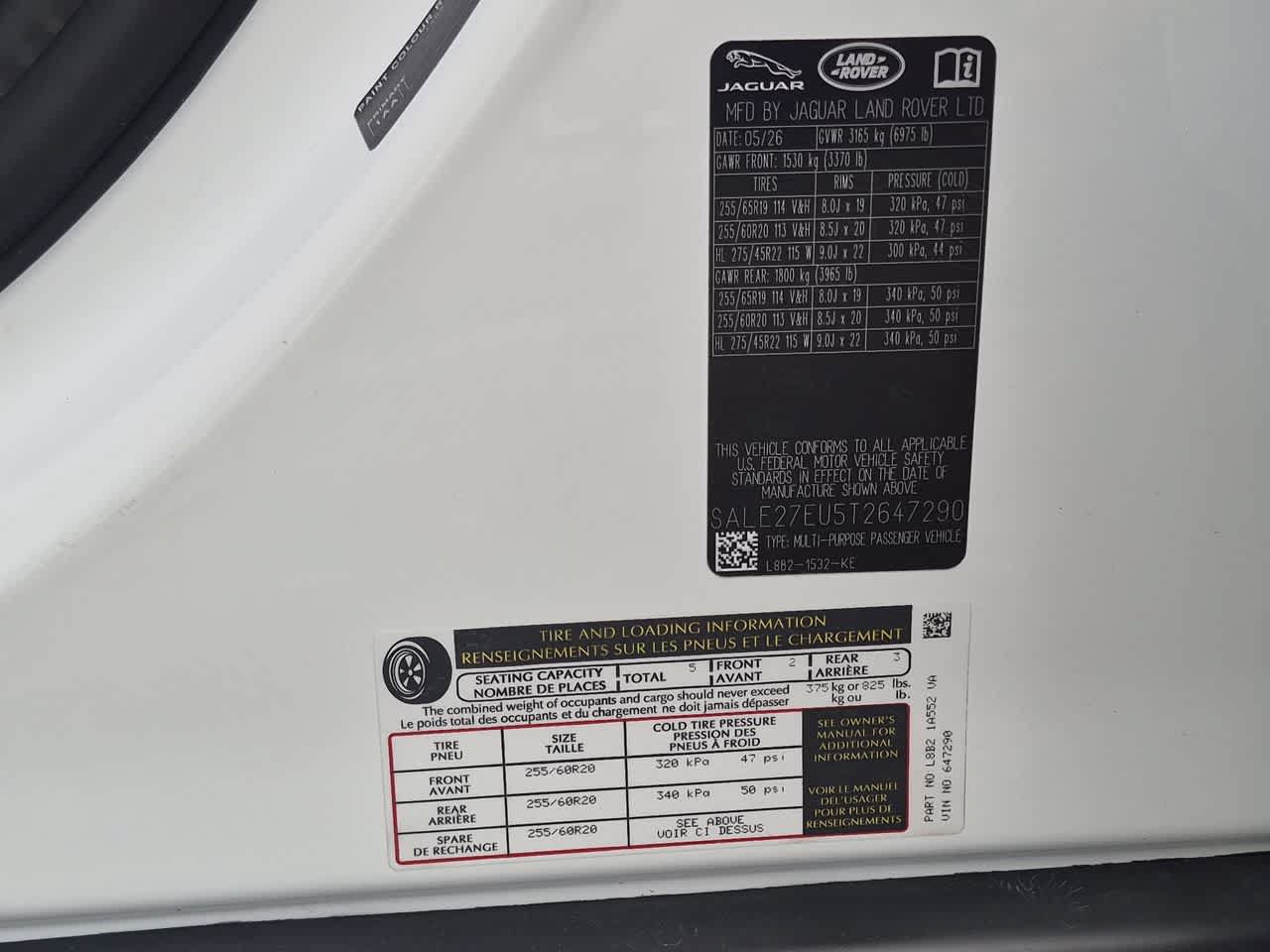 New 2026 Land Rover Defender 110 X-Dynamic SE AWD/4WD image 38