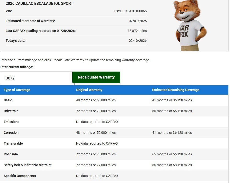 Used 2026 Cadillac Escalade IQL Sport 1 image 56