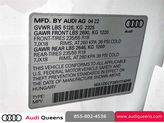 Certified 2022 Audi Q3 2.0T Premium image 33