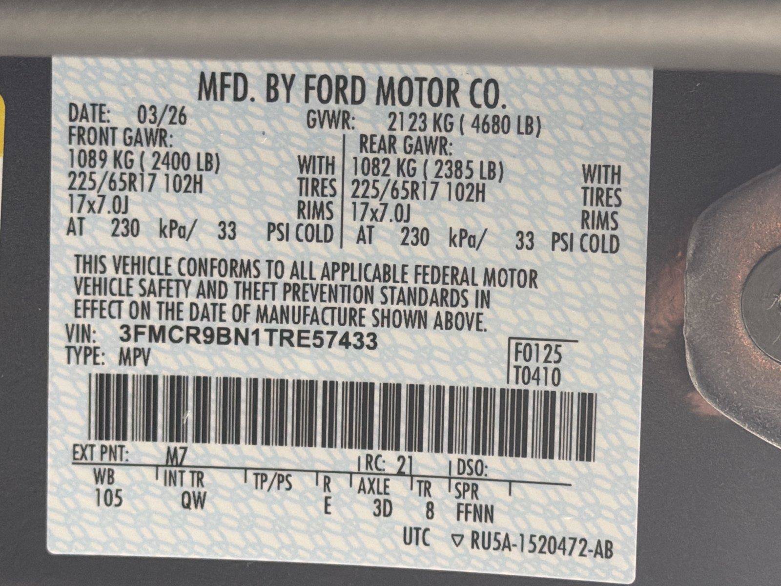 Used 2026 Ford Bronco Sport Big Bend w/ Convenience Package AWD/4WD image 30