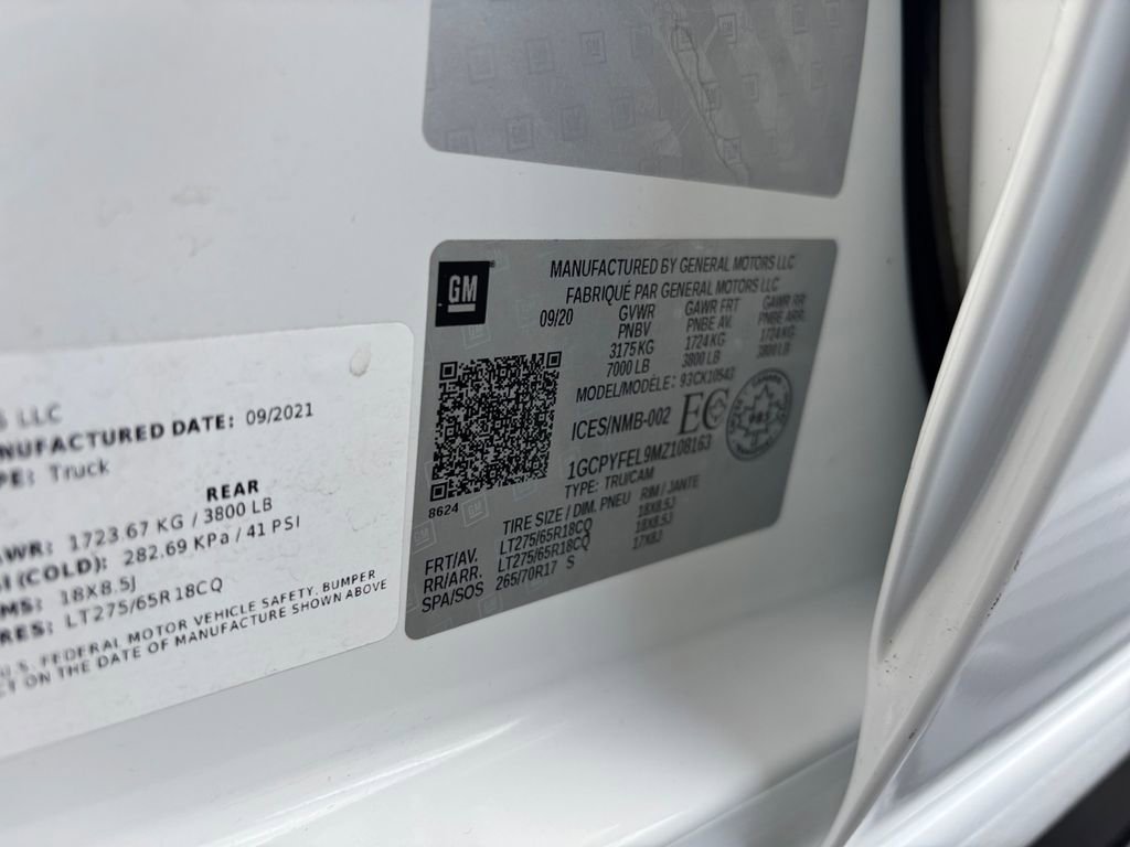 Used 2021 Chevrolet Silverado 1500 LT Trail Boss w/ Convenience Package II image 34