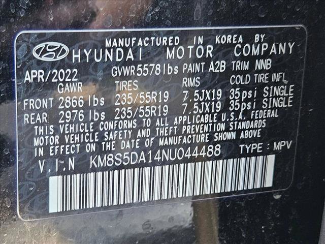 Used 2022 Hyundai Santa Fe Limited w/ Cargo Package image 22