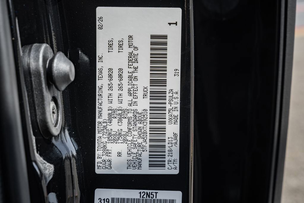 New 2026 Toyota Tundra Limited image 39