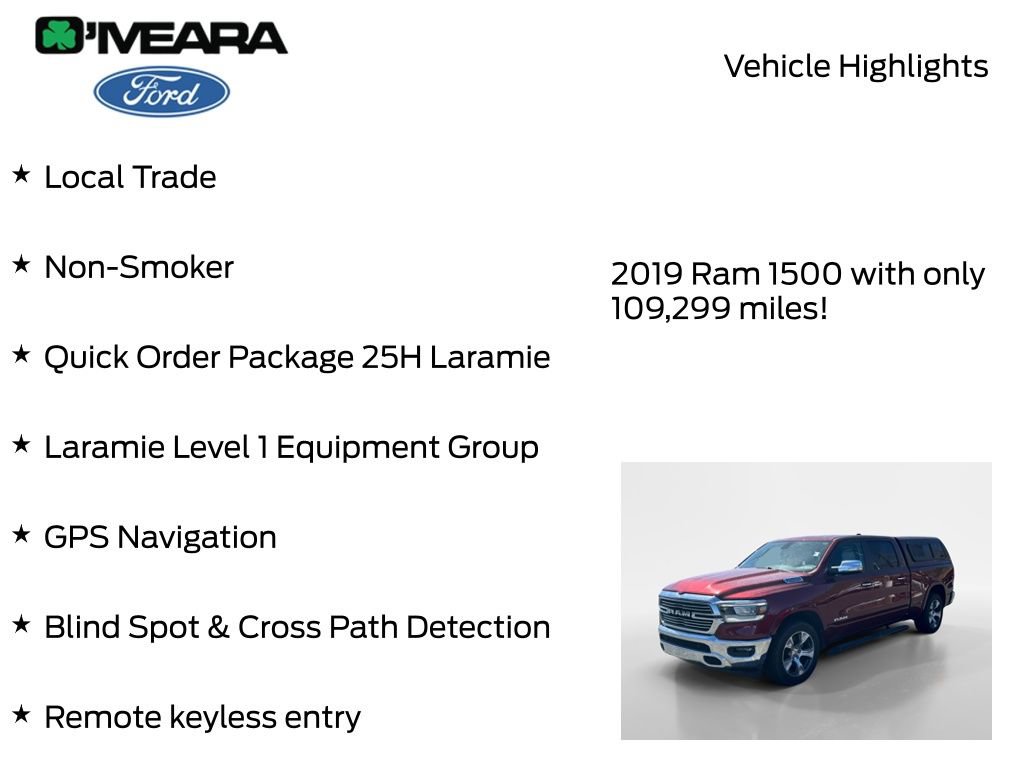 Used 2019 RAM 1500 Laramie AWD/4WD image 8