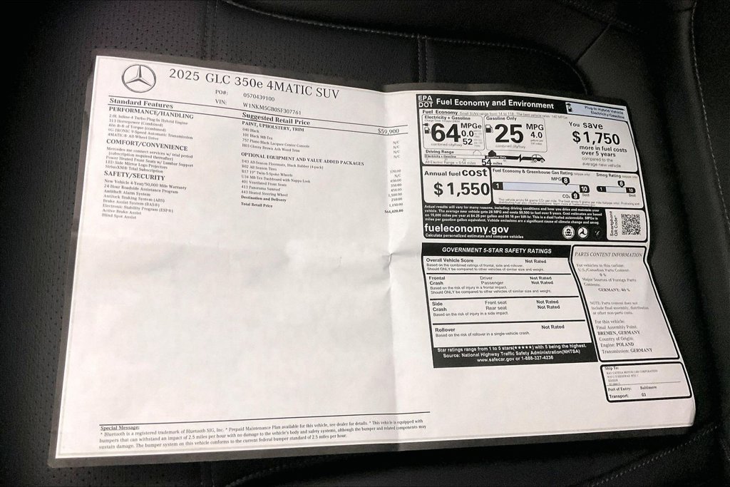 Certified 2025 Mercedes-Benz GLC 350e 4MATIC image 22