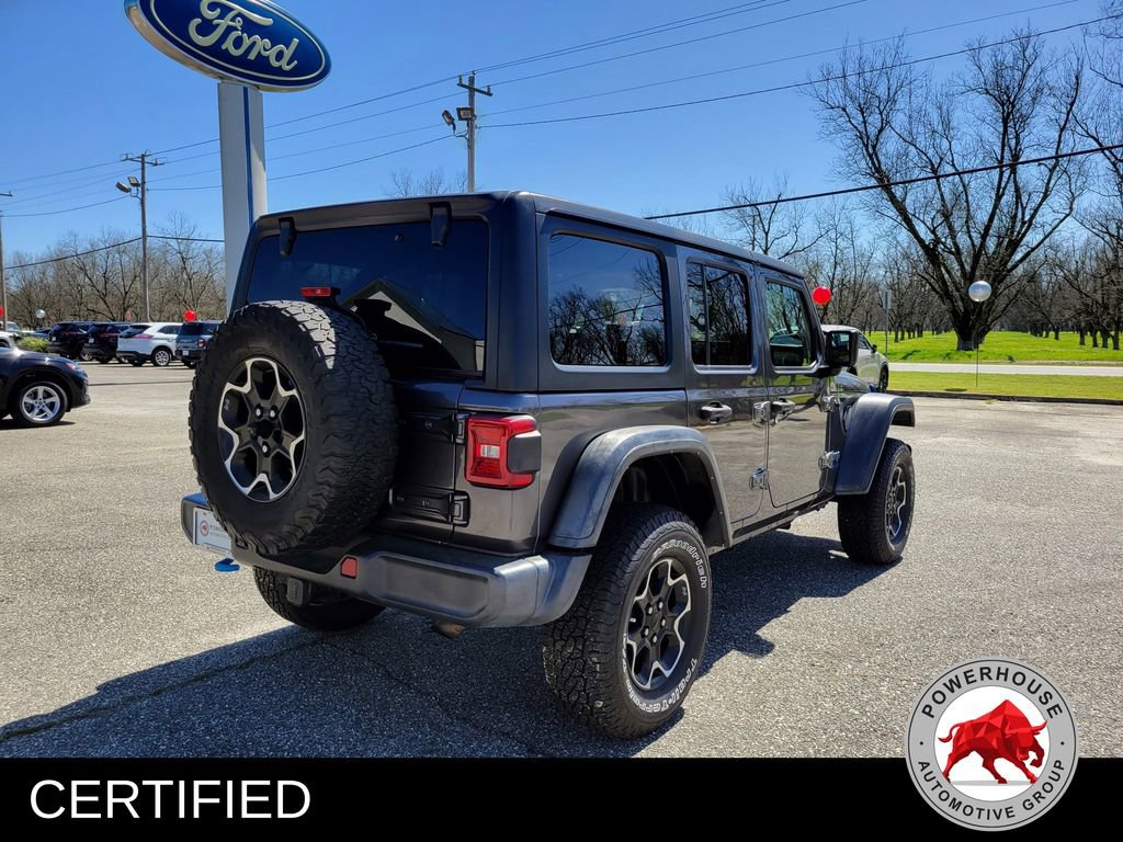 Used 2021 Jeep Wrangler Unlimited Rubicon 4xe w/ Dual Top Group image 6