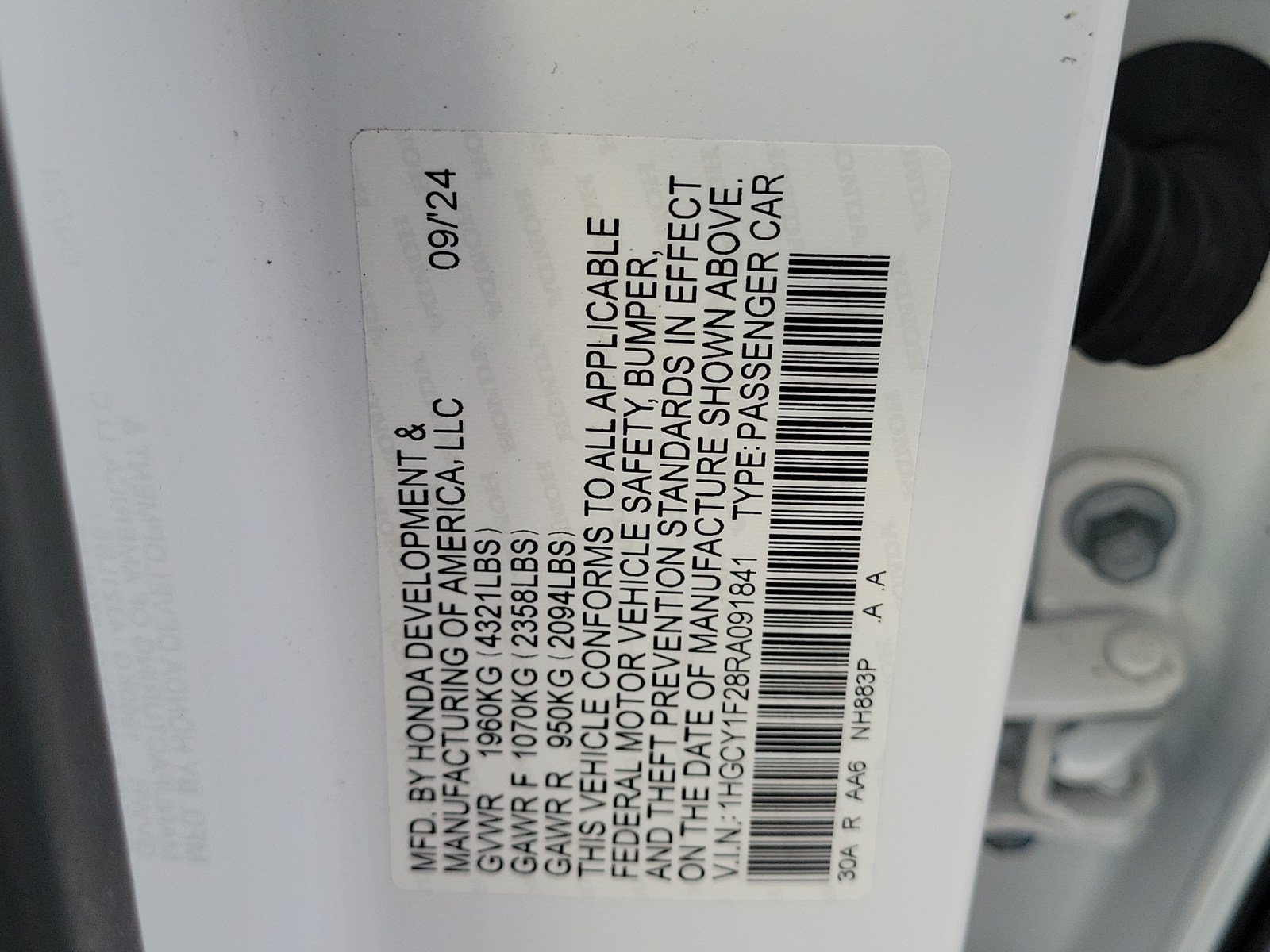 Used 2024 Honda Accord LX image 32