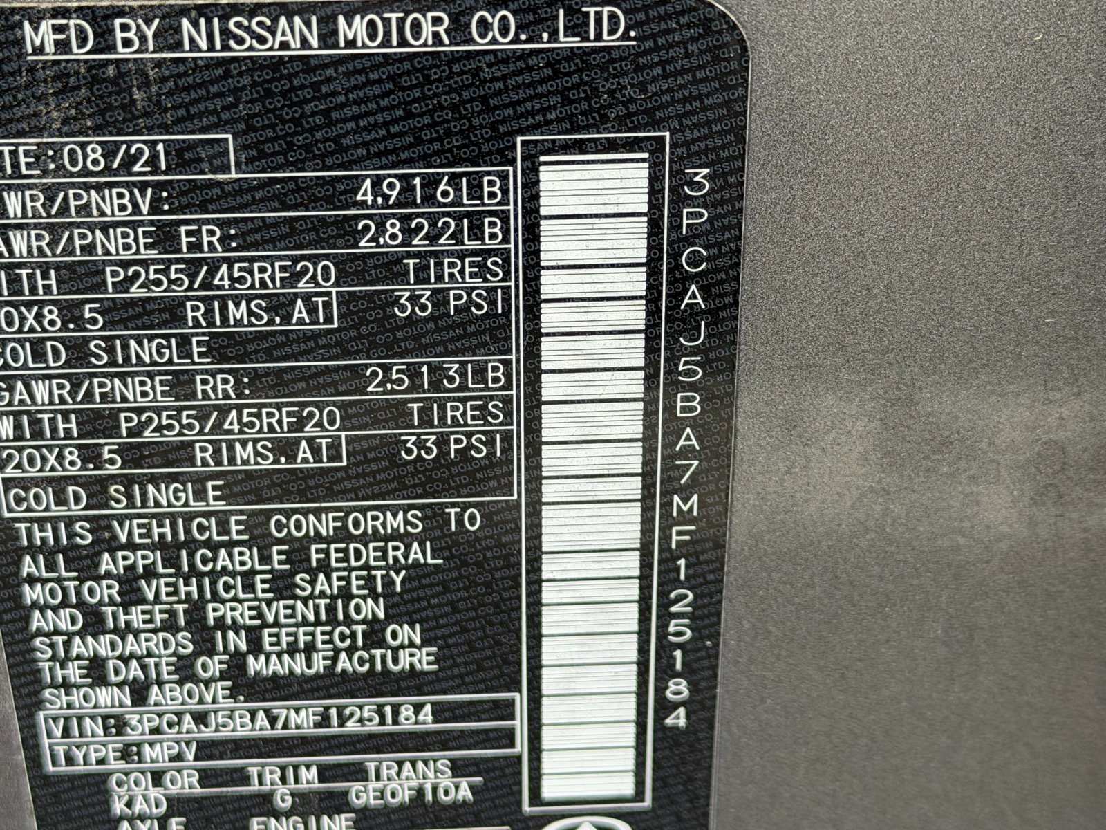 Used 2021 INFINITI QX50 Luxe w/ Appearance Package image 13