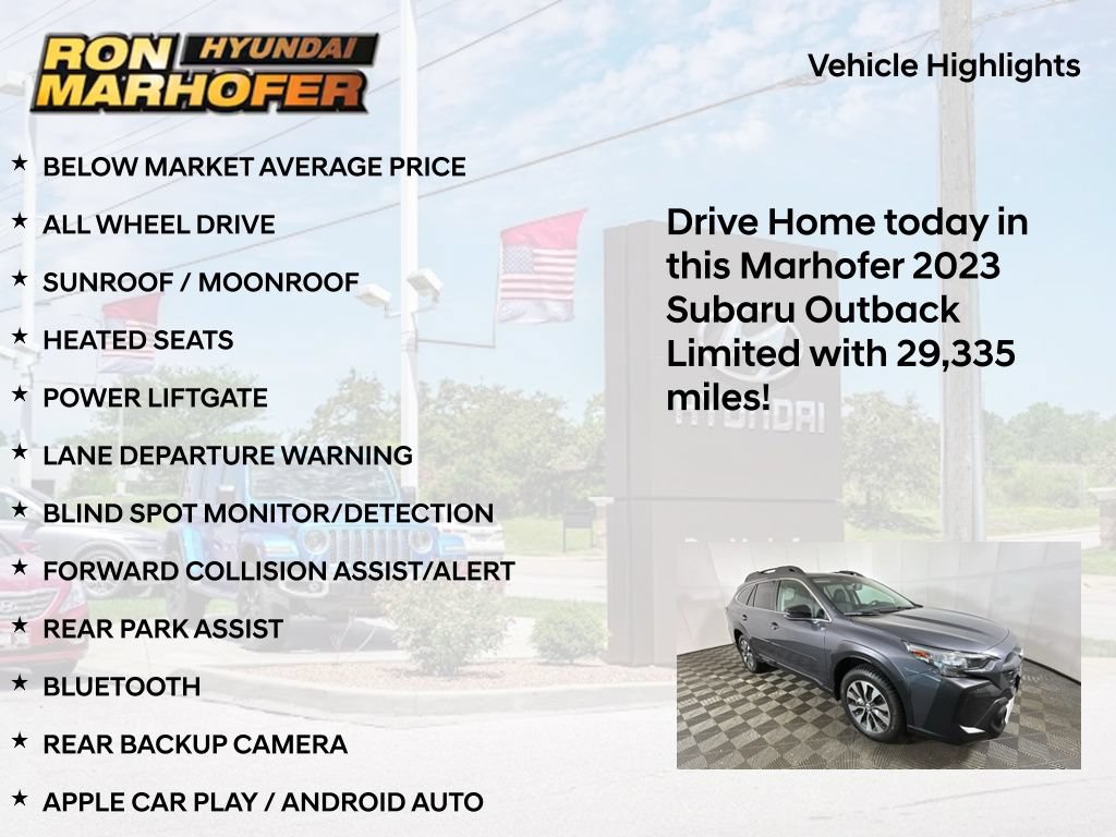 Used 2023 Subaru Outback Limited AWD/4WD image 14