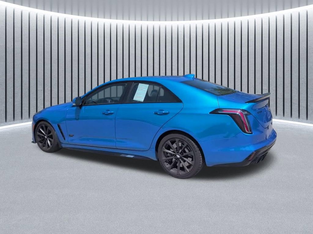 Used 2025 Cadillac CT4 V Blackwing w/ LPO, Blue Accent Package RWD image 12