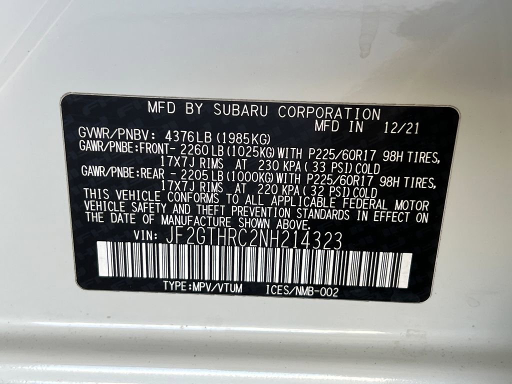 Used 2022 Subaru Crosstrek 2.5i Sport image 30