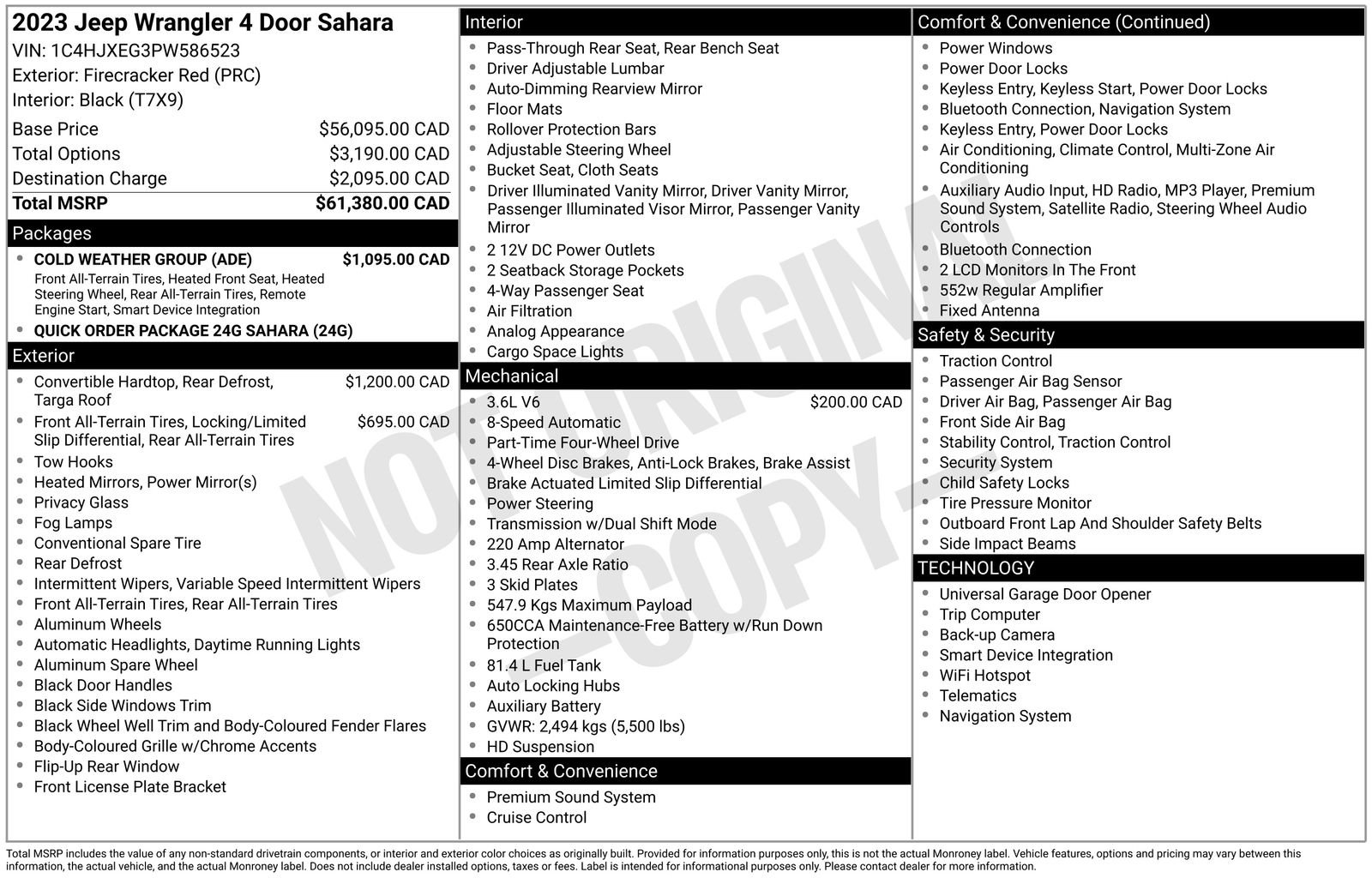 Used 2023 Jeep Wrangler Sahara w/ Cold Weather Group image 35