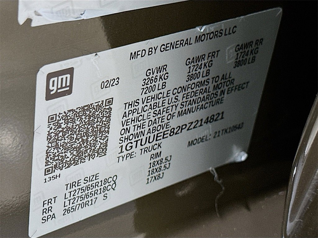 Certified 2023 GMC Sierra 1500 AT4 w/ AT4 Preferred Package image 34