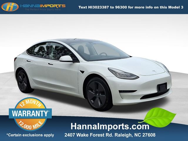 Used 2021 Tesla Model 3 Standard Range Plus