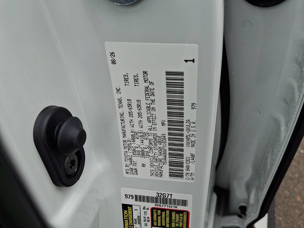 New 2026 Toyota Sequoia TRD Pro w/ TRD Performance Package (TMS) AWD/4WD image 15
