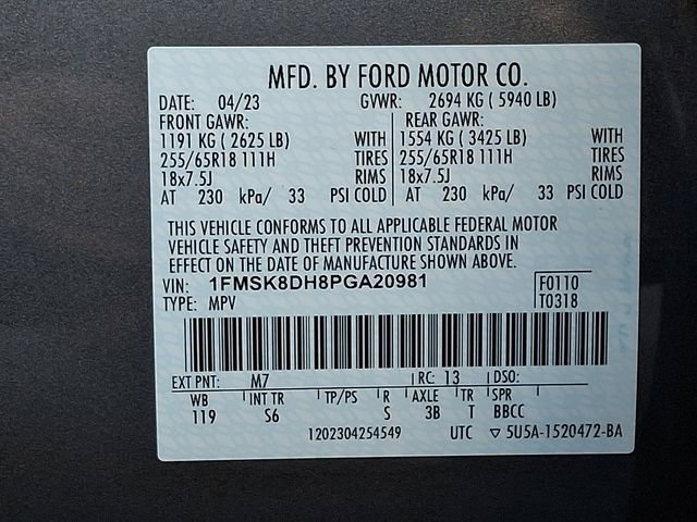 Used 2023 Ford Explorer XLT w/ Equipment Group 202A image 27