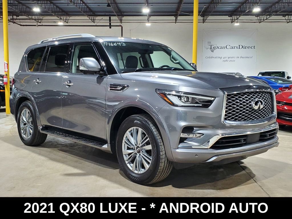 Used 2021 INFINITI QX80 Luxe RWD image 3