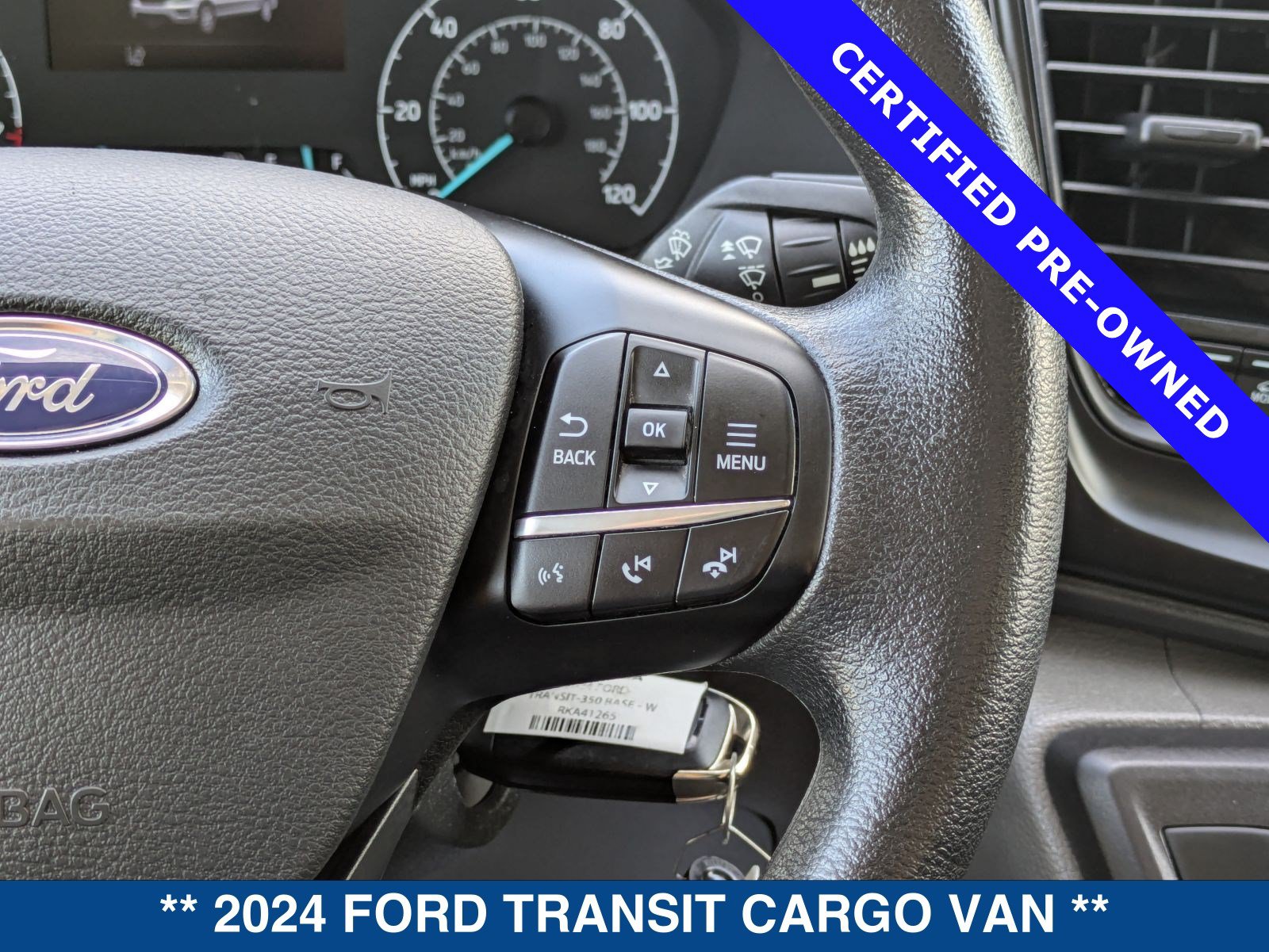 Certified 2024 Ford Transit 350 Low Roof w/ Load Area Protection Package RWD image 24
