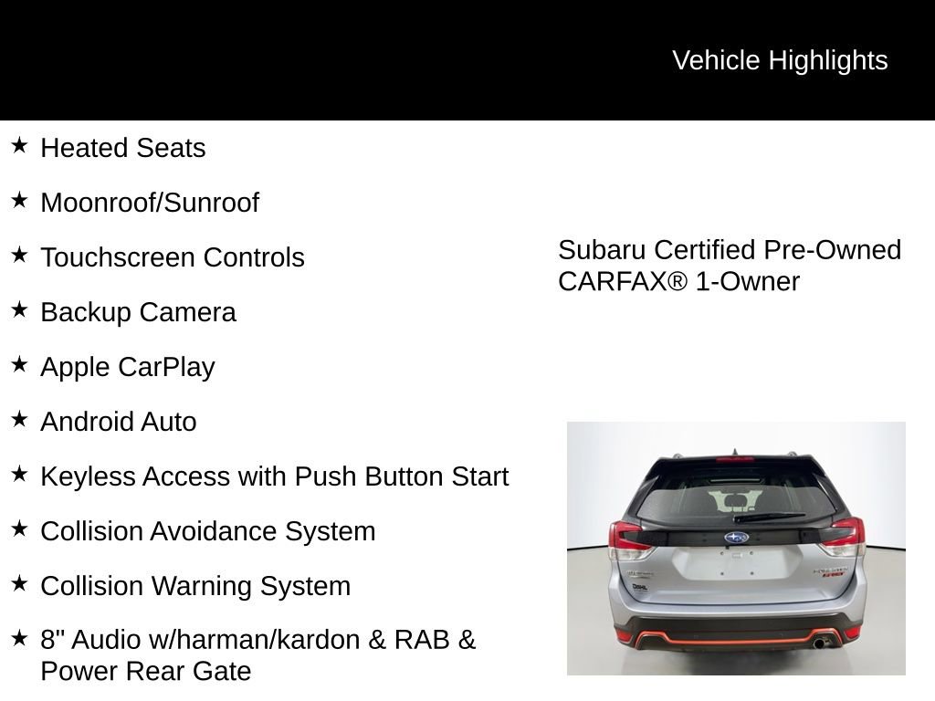 Used 2024 Subaru Forester Sport image 8