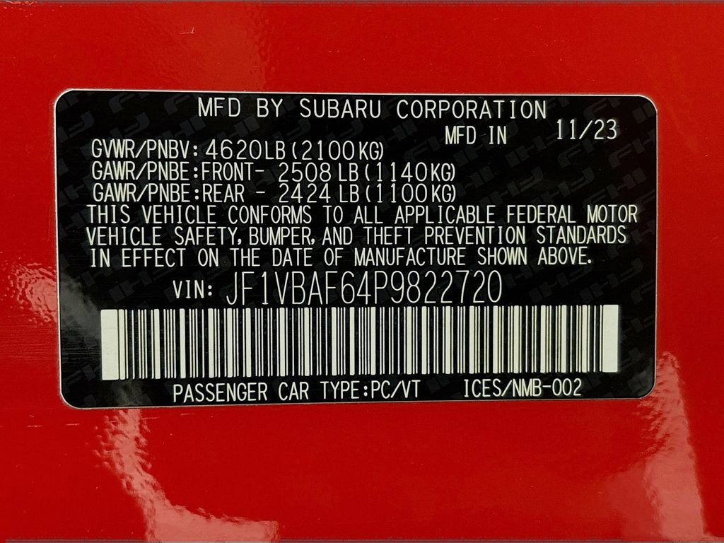 Used 2023 Subaru WRX Premium w/ Popular Package #1 image 34