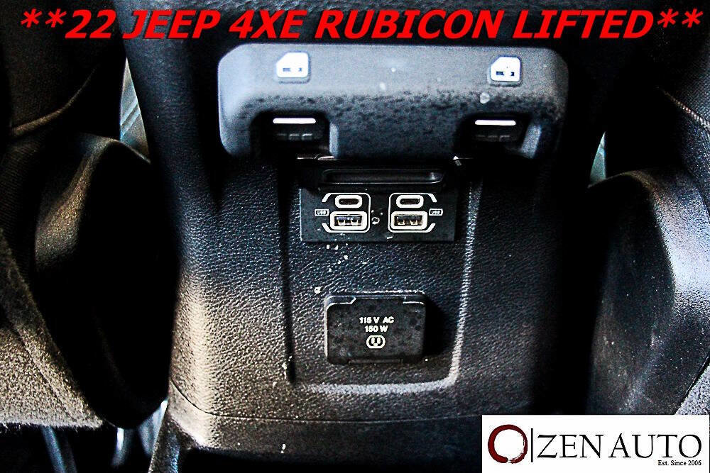Used 2022 Jeep Wrangler Unlimited Rubicon 4xe w/ Cold Weather Group image 30