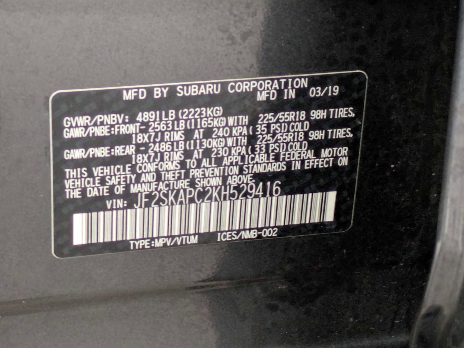 Used 2019 Subaru Forester Sport w/ Popular Package #2 image 34